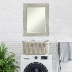 24" X 30" Dove Framed Wall Mirror Graywash - Amanti Art -Amanti Art Shop GUEST 5bdc6ee2 ddb3 461e 923f 9a15503095f8