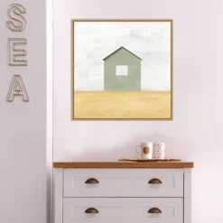 Amanti Art Rural Barn Simplicity II by Courtney Prahl - 22" x 22" Framed Canvas -Amanti Art Shop GUEST 5c0b6ec4 49df 4b62 83f0 909b605c3325