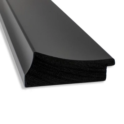 Amanti Art Grand Black Modern Rectangular Wall Mirror - 44" x 33" 3 Amanti Art Grand Black Modern Rectangular Wall Mirror - 44" x 33"