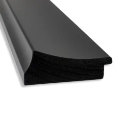 Amanti Art Grand Black Non-Beveled Wall Mirror - 34" x 28"