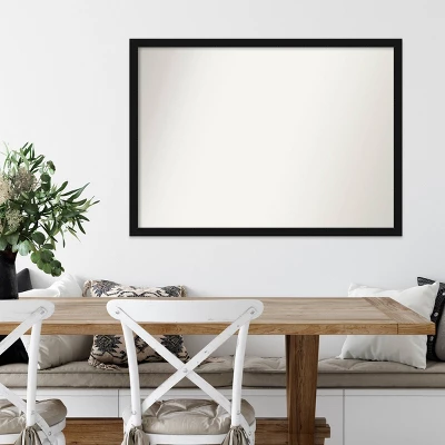 Amanti Art Avon Black Narrow Wall Mirror - 40" x 29" Non-Beveled Custom Frame 8 Amanti Art Avon Black Narrow Wall Mirror - 40" x 29" Non-Beveled Custom Frame - Image 6