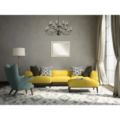 Amanti Art Country White Wash Framed Beveled Wall Mirror - 32" x 26" -Amanti Art Shop GUEST 5d3890f0 36d2 4790 bce5 2e16b35d857a