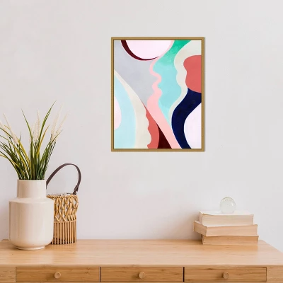 Amanti Art Pastel Highlands I by Grace Popp - 16" x 20" Framed Canvas Wall Art 6 Amanti Art Pastel Highlands I by Grace Popp - 16" x 20" Framed Canvas Wall Art - Image 4