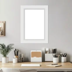 Amanti Art Blanco White Framed Magnetic Dry Erase Board -Amanti Art Shop GUEST 5e9c9a8a d84e 4af0 99a5 0a982e0967fc