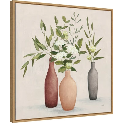 Amanti Art Natural Bouquet I Gray by Julia Purinton Framed Canvas Wall Art 3 Amanti Art Natural Bouquet I Gray by Julia Purinton Framed Canvas Wall Art