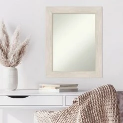 Amanti Art 23" x 29" Hardwood Whitewash Wood Wall Mirror 13 Amanti Art 23" x 29" Hardwood Whitewash Wood Wall Mirror -Amanti Art Shop GUEST 6100aa15 8e2b 4529 b38d fcd339951487
