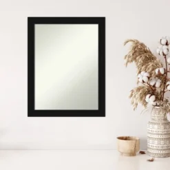 Amanti Art Avon Black Non-Beveled Wall Mirror - 21" x 27" -Amanti Art Shop GUEST 621bead3 ae8a 46a3 8b69 12559e52d3d2