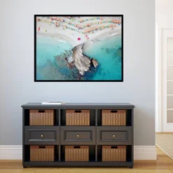 Amanti Art Oyster Rock by Rachel Dowd Framed Wall Art Print - 41" x 31" Black -Amanti Art Shop GUEST 622eb570 c78d 4b99 81b0 7ce6ec68b6ee