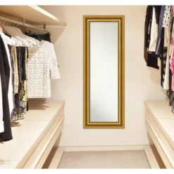 Amanti Art Parlor Gold Full Length On The Door Mirror (20" x 54") -Amanti Art Shop GUEST 63d602c7 f0ae 4814 9927 d53a0612f1ba