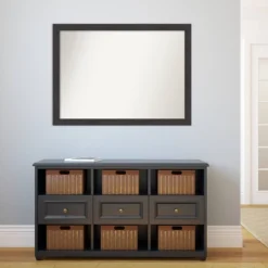 Amanti Art Rustic Plank Espresso Narrow Bathroom Wall Mirror (42" x 31") 13 Amanti Art Rustic Plank Espresso Narrow Bathroom Wall Mirror (42" x 31") -Amanti Art Shop GUEST 63e394ea d660 463a 8f19 6e50fc83827f