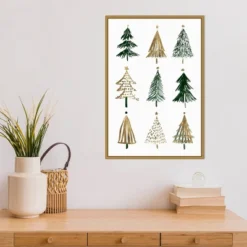 Amanti Art Evergreens II Tree by Isabelle Z Framed Canvas Wall Art, 16" x 23" -Amanti Art Shop GUEST 64305307 a478 4717 8959 a9e9a9fbda4c