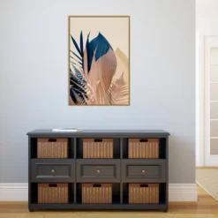 Amanti Art Ian Winstanley Pastel Jungle Plants 3 Framed Canvas Wall Art - Gold Sylvie Frame -Amanti Art Shop GUEST 64a76197 9239 4f7f 9636 a9e2f0b38e97