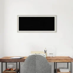 Amanti Art Two Tone Silver Wood Framed Black Cork Board - 32" x 14" 17 Amanti Art Two Tone Silver Wood Framed Black Cork Board - 32" x 14" -Amanti Art Shop GUEST 66922a49 f991 4f6e b27b 539e790a86a8