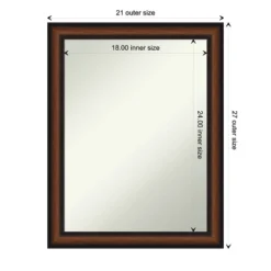 Amanti Art Yale Walnut Framed Non-Beveled Wall Mirror 13 Amanti Art Yale Walnut Framed Non-Beveled Wall Mirror -Amanti Art Shop GUEST 6713aa7e 9c42 48e6 9268 5c8d67a16056