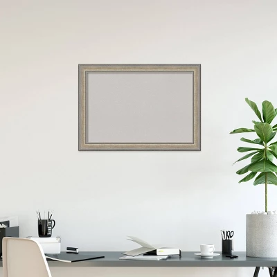 Amanti Art Fleur Champagne Silver Framed Gray Cork Bulletin Board, 41" x 29" 8 Amanti Art Fleur Champagne Silver Framed Gray Cork Bulletin Board, 41" x 29" - Image 6