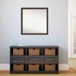 Amanti Art Ashton Black Wood Wall Mirror - 29" x 29" Non-Beveled Square Frame 13 Amanti Art Ashton Black Wood Wall Mirror - 29" x 29" Non-Beveled Square Frame -Amanti Art Shop GUEST 675d01d2 6279 4a71 a412 dc71fa330b1c