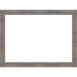 Amanti Art Pinstripe Plank Grey Narrow Framed Dry Erase Magnetic Board -Amanti Art Shop GUEST 67da1f19 a920 4c73 9135 517ac9a1a242