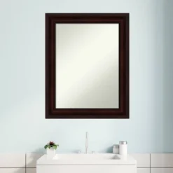 Amanti Art Coffee Bean Brown Non-Beveled Bathroom Wall Mirror (23" x 29") 16 Amanti Art Coffee Bean Brown Non-Beveled Bathroom Wall Mirror (23" x 29") -Amanti Art Shop GUEST 6813db6a 39be 477b a1bb 6ec09790be5b