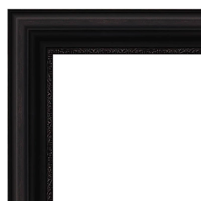 Amanti Art Parlor Black Wall Mirror - 24" x 30" Non-Beveled Bathroom Vanity 4 Amanti Art Parlor Black Wall Mirror - 24" x 30" Non-Beveled Bathroom Vanity - Image 2