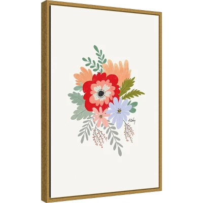 Amanti Art Spring Flowers by Annie Bailey 16" x 23" Framed Canvas Wall Art 3 Amanti Art Spring Flowers by Annie Bailey 16" x 23" Framed Canvas Wall Art