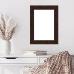 Amanti Art William Mottled Bronze Narrow Framed Dry Erase Magnetic Board -Amanti Art Shop GUEST 68dd2095 e379 4307 955a e2c35ff97374