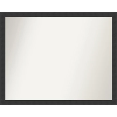 Amanti Art Mezzanotte Black Non-Beveled Wood Bathroom Wall Mirror 13 Amanti Art Mezzanotte Black Non-Beveled Wood Bathroom Wall Mirror - Image 11