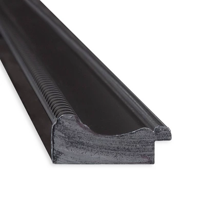 40" X 28" Non-Beveled Corded Bathroom Wall Mirror Black - Amanti Art 3 40" X 28" Non-Beveled Corded Bathroom Wall Mirror Black - Amanti Art