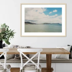 Amanti Art "The Beautiful English Channel" by Laura Evans Framed Wall Art Print - 41.38" x 30" -Amanti Art Shop GUEST 6a834c33 c00d 4d45 a2a3 43b3875308c5