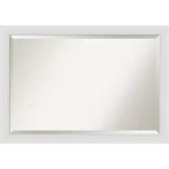 Amanti Art Flair Soft White Framed Bathroom Vanity Wall Mirror -Amanti Art Shop GUEST 6b3b4245 dc62 4055 9c11 328f662a056c