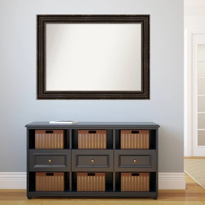 Amanti Art Stately Bronze 44" x 33" Large Non-Beveled Wall Mirror 7 Amanti Art Stately Bronze 44" x 33" Large Non-Beveled Wall Mirror - Image 5
