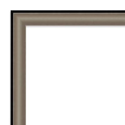Amanti Art Imperial Pewter Black Framed Bathroom Vanity Wall Mirror 4 Amanti Art Imperial Pewter Black Framed Bathroom Vanity Wall Mirror - Image 2