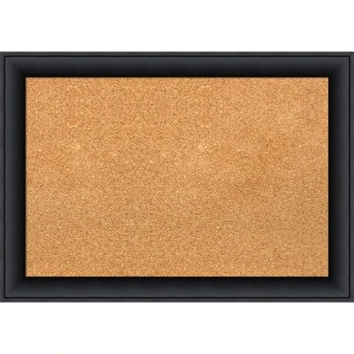 Amanti Art Nero Black Wood Framed Natural Corkboard 9 Amanti Art Nero Black Wood Framed Natural Corkboard - Image 7