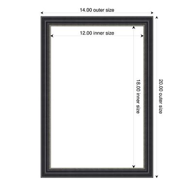 Amanti Art Stylish Black Framed Dry Erase Magnetic Board 6 Amanti Art Stylish Black Framed Dry Erase Magnetic Board - Image 4