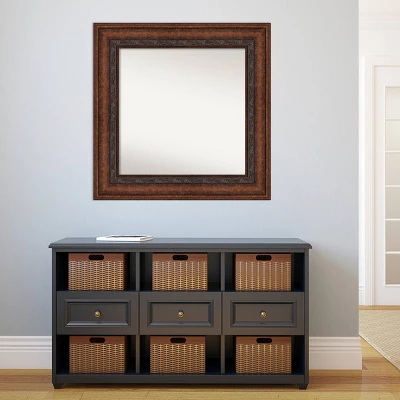 Amanti Art Decorative Bronze Wall Mirror - 36" x 36" Square Bathroom Mirror 6 Amanti Art Decorative Bronze Wall Mirror - 36" x 36" Square Bathroom Mirror - Image 4