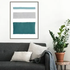 Amanti Art "Painted Weaving IV Blue Green" by Piper Rhue Framed Canvas - 23" x 30" 13 Amanti Art "Painted Weaving IV Blue Green" by Piper Rhue Framed Canvas - 23" x 30" -Amanti Art Shop GUEST 6cdd5899 4b1a 4d5d baf2 41985810c17d