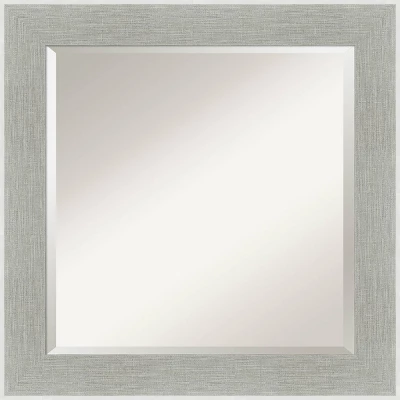 Amanti Art Glam Framed Bathroom Vanity Wall Mirror - Linen Gray 14 Amanti Art Glam Framed Bathroom Vanity Wall Mirror - Linen Gray - Image 12