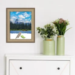 Amanti Art Elegant Brushed Bronze Narrow Picture Frame - 11x14 -Amanti Art Shop GUEST 6e860398 c093 4cba 86fa 17c9d2b6a5e4