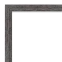 Amanti Art Pinstripe Plank Gray Thin Bathroom Wall Mirror - 28" x 28" -Amanti Art Shop GUEST 6ecf3ec9 ec7d 4166 a8c1 0e85dd841811 3