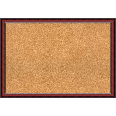 Amanti Art Rubino Cherry Scoop Wood Framed Corkboard, Natural Cork 10 Amanti Art Rubino Cherry Scoop Wood Framed Corkboard, Natural Cork - Image 8