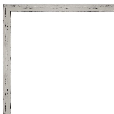 Amanti Art Shiplap White Petite Beveled Wood Bathroom Mirror - 25x19 3 Amanti Art Shiplap White Petite Beveled Wood Bathroom Mirror - 25x19