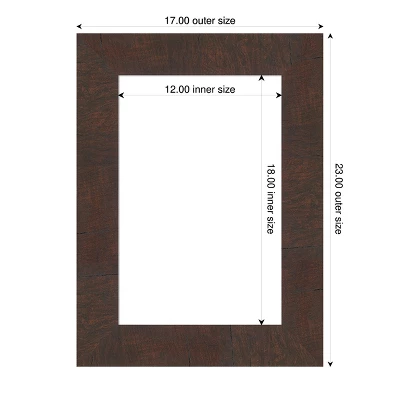 Amanti Art Wildwood Brown Framed Magnetic Dry Erase Board 6 Amanti Art Wildwood Brown Framed Magnetic Dry Erase Board - Image 4