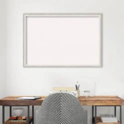 Amanti Art Two Tone Silver Wood Framed White Cork Board - 38" x 26" 19 Amanti Art Two Tone Silver Wood Framed White Cork Board - 38" x 26" -Amanti Art Shop GUEST 6fff94b9 9939 4cd8 96a8 f9ff0d1f55b7