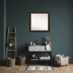 Amanti Art Villa 32"x32" Wood Wall Mirror in Oil Rubbed Bronze -Amanti Art Shop GUEST 70757c10 b7bc 4996 9791 a1a77ee97d57