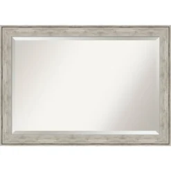 Crackled Framed Bathroom Vanity Wall Mirror Metallic - Amanti Art -Amanti Art Shop GUEST 71116ce5 01b6 4434 8143 7098e97d7741