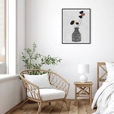 Amanti Art "Decorated Vase with Plant II" by Melissa Wang - 23" x 28" Framed Canvas Wall Art 6 Amanti Art "Decorated Vase with Plant II" by Melissa Wang - 23" x 28" Framed Canvas Wall Art - Image 4