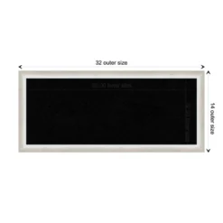 Amanti Art Two Tone Silver Wood Framed Black Cork Board - 32" x 14" 20 Amanti Art Two Tone Silver Wood Framed Black Cork Board - 32" x 14" -Amanti Art Shop GUEST 720f5d6f 5757 476b b112 4ad0ba332e72
