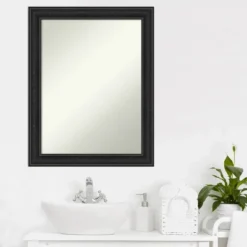 Amanti Art Shipwreck Black Narrow Non-Beveled Bathroom Wall Mirror - 22" x 28" 14 Amanti Art Shipwreck Black Narrow Non-Beveled Bathroom Wall Mirror - 22" x 28" -Amanti Art Shop GUEST 72d80219 8b5d 449e ac0e c842976d0ff0