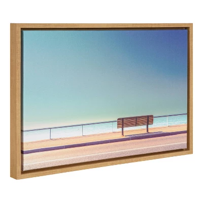 Amanti Art "The Bench" Framed Canvas Wall Art - 23" x 16" 3 Amanti Art "The Bench" Framed Canvas Wall Art - 23" x 16"