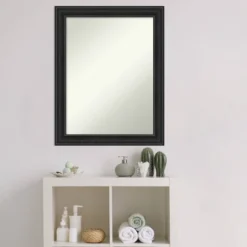 Amanti Art Shipwreck Black Narrow Non-Beveled Bathroom Wall Mirror - 22" x 28" 16 Amanti Art Shipwreck Black Narrow Non-Beveled Bathroom Wall Mirror - 22" x 28" -Amanti Art Shop GUEST 7405e86f daec 4469 a91b 696e1355ae30