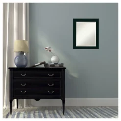 Amanti Art Tribeca Black Wood Framed Beveled Wall Mirror - 20" x 24" -Amanti Art Shop GUEST 742ec10a b2fc 491f bbec 50ebb4de9a99